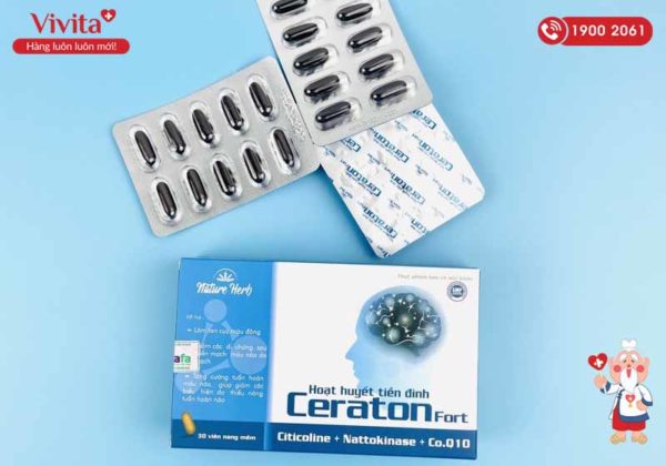 Hoạt huyết tiền đình CERATON FORT Titafa Bổ Não MỚI 2024