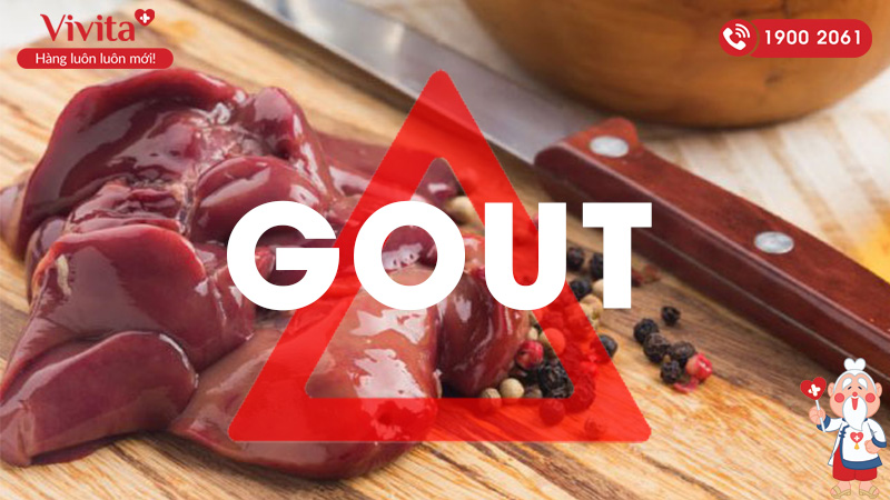 người bệnh gout nên hạn chế ăn nội tạng động vật