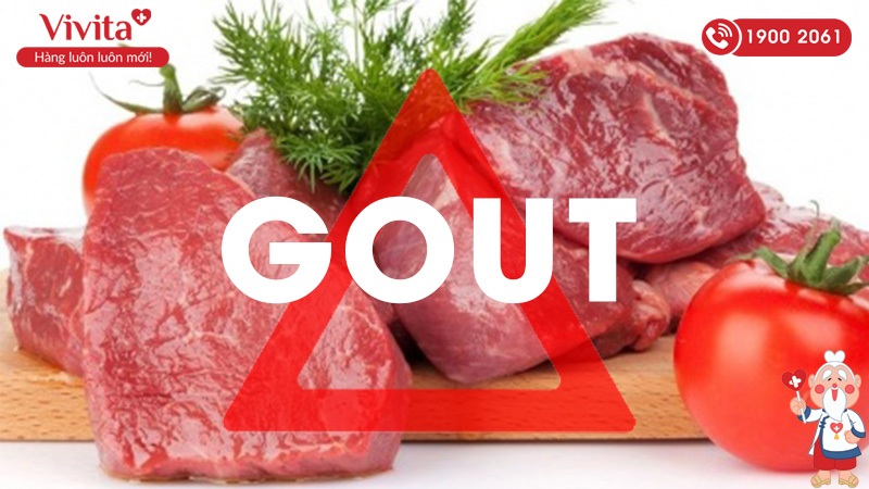 Những người ăn thịt thường xuyên sẽ có nguy cơ mắc bệnh gout cao hơn