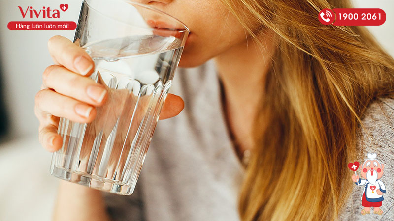 uống nhiều nước thúc đẩy quá trình trao đổi chất