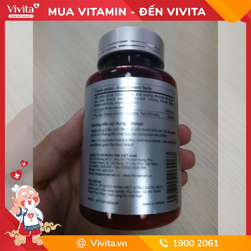 Viên Uống Mudaru Hỗ Trợ Ổn Định Đường Huyết An Toàn | Hộp 90 Viên
