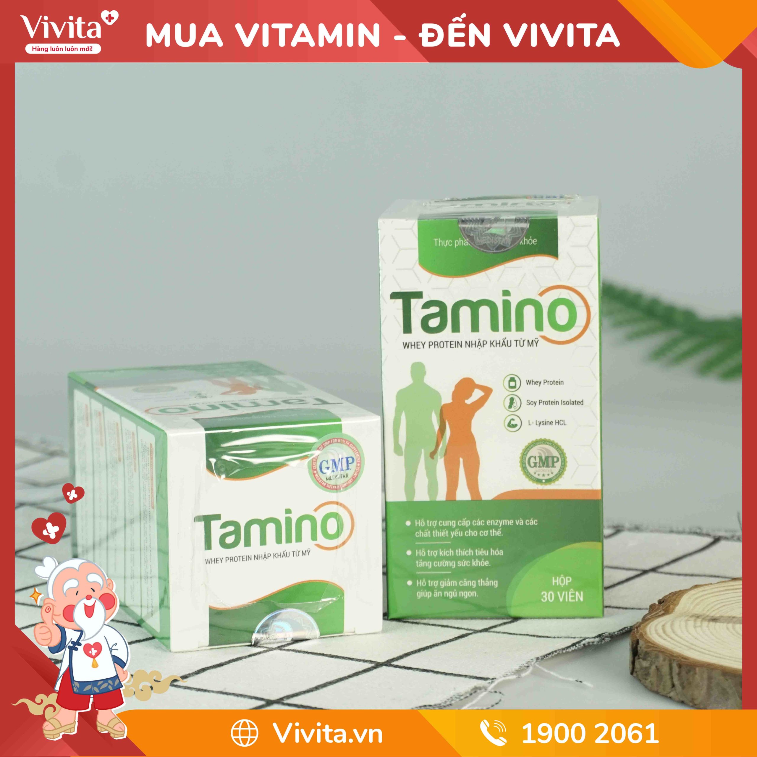 Viên Uống Tamino Hỗ trợ Tăng Cân Hiệu Quả | Hộp 30 Viên