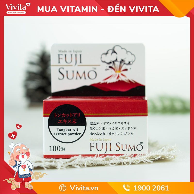 Fuji Sumo viên uống hỗ trợ tăng cường sinh lý nam giới | Hộp 100 Viên