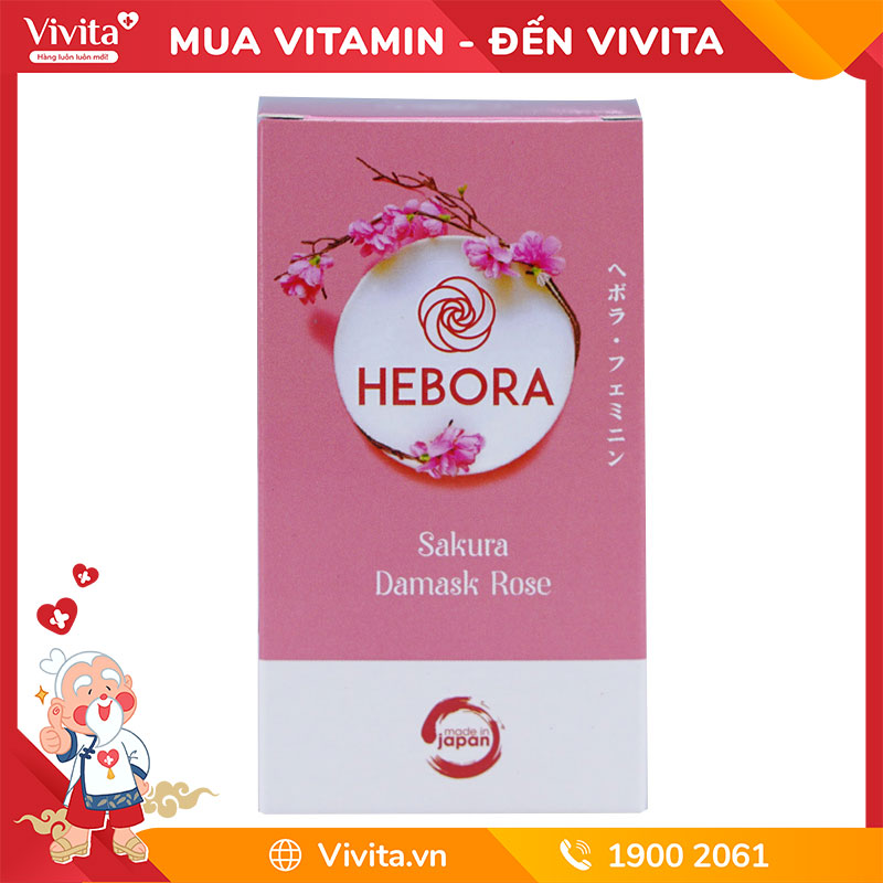 Viên Uống Hebora | Tạo Hương Thơm Cơ Thể Tự Nhiên | Hộp 60 Viên