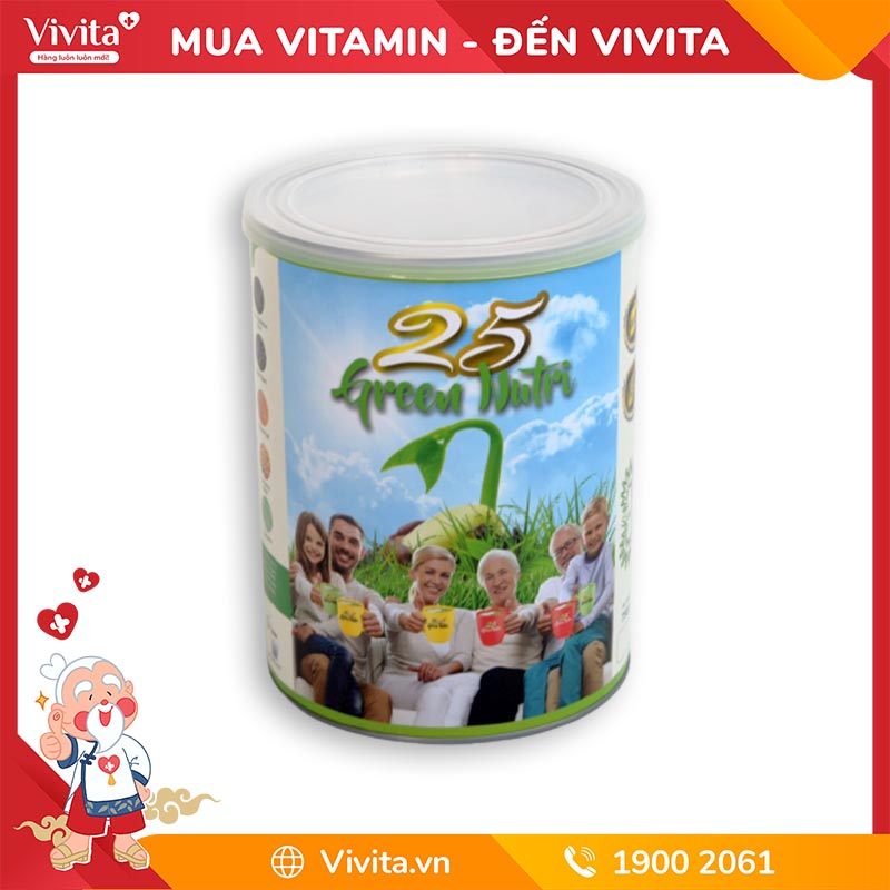 Bột Ngũ Cốc 25 Green Nutri Bảo Vệ Sức Khỏe Toàn Diện | Hộp 750g