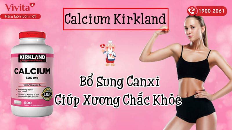 vien uong bo sung canxi calcium kirkland 600mg d3