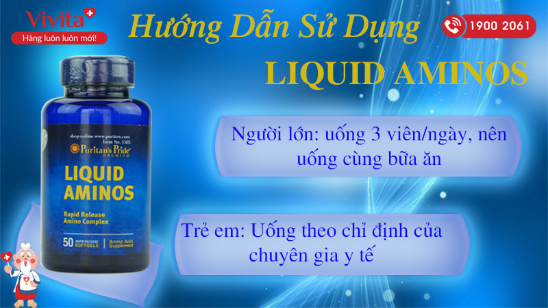 hướng dẫn sử dụng liquid aminos