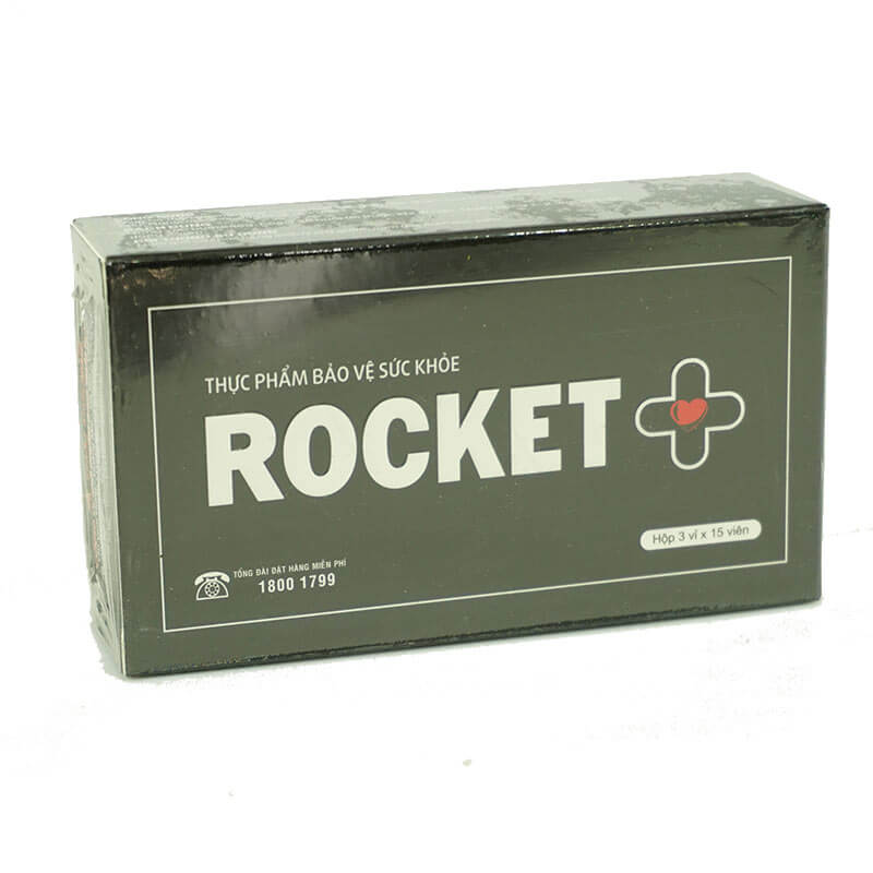 Rocket Plus Hỗ Trợ Tăng Cường Sinh Lực Nam Giới (Hộp 45 Viên)