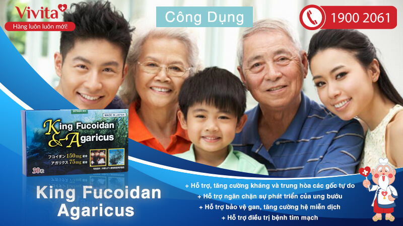 king fucoidan & agaricus
