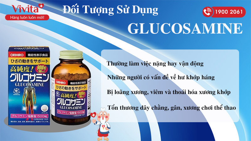 đối tượng sử dụng glucosamine 