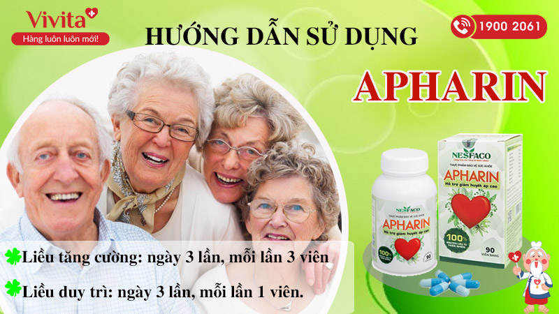 hướng dẫn sử dụng huyết áp apharin