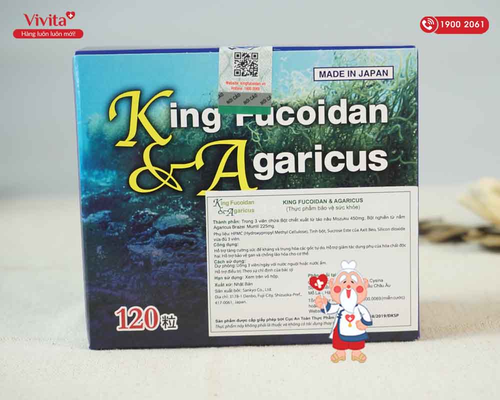 king fucoidan and agaricus
