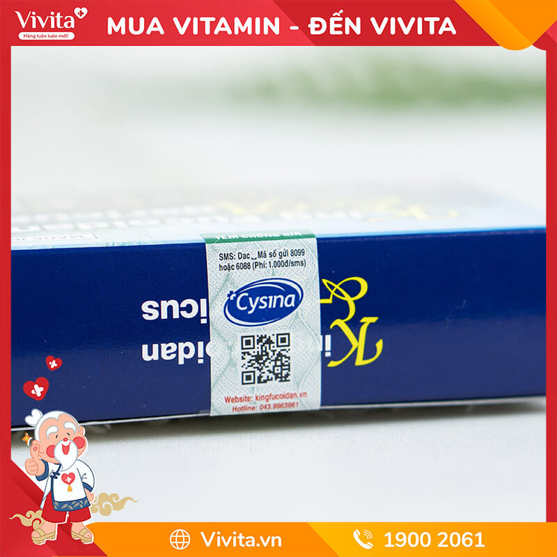 Viên Uống King Fucoidan & Agaricus | Hỗ Trợ Điều Trị U Bướu | Hộp 30 Viên