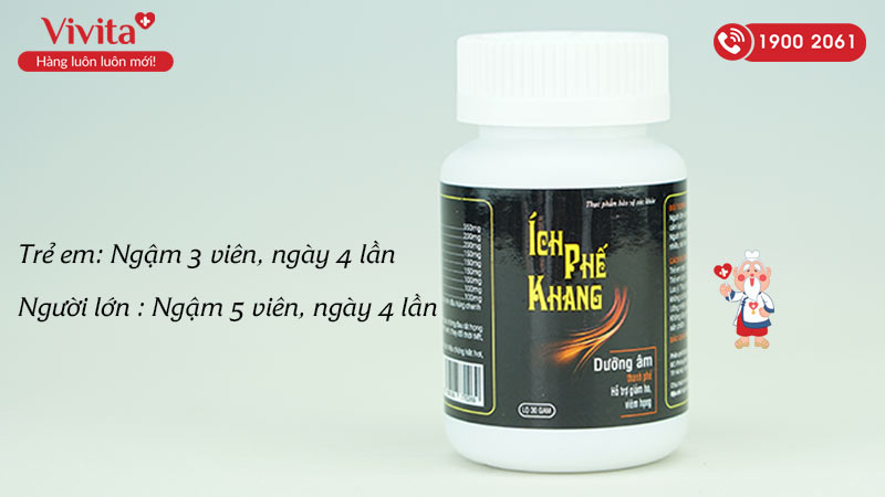 Cách dùng ích phế khang
