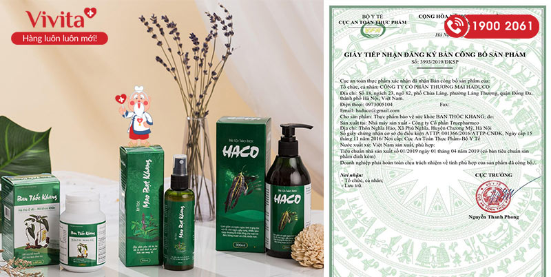 Bộ 3 sản phẩm tóc Haco (Uống + Xịt + Gội) - Liệu trình chuyên biệt cho người hói đầu, bạc tóc