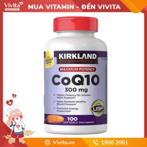 Kirkland CoQ10 - Viên Uống Bảo Vệ và Duy Trì Sức Khỏe Tim Mạch Từ Mỹ