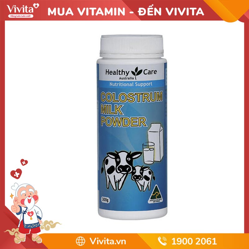 Bột Sữa Colostrum Milk Powder | Tăng Cường Sức Khỏe Toàn Diện | Hộp 300G