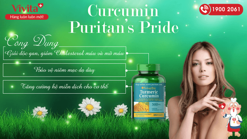 công dụng curcumin puritan pride