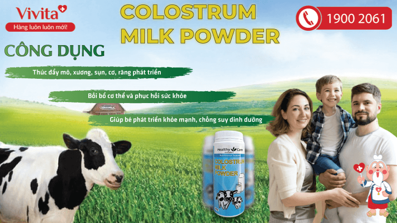 công dụng colostrum milk powder