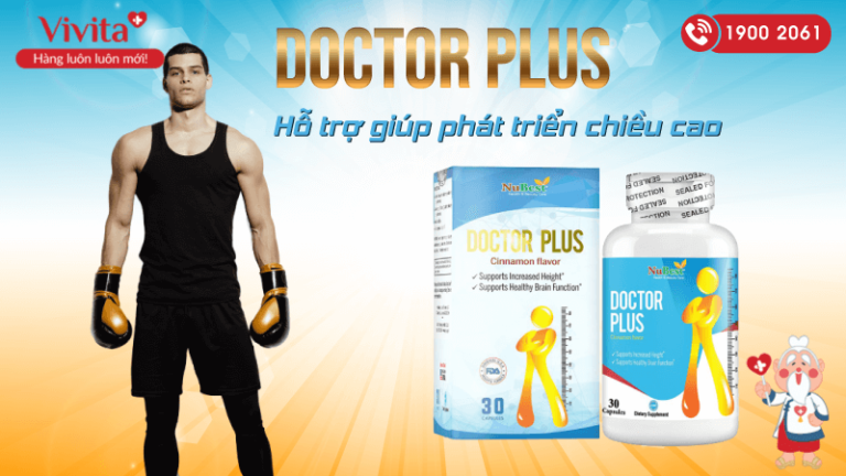 Doctor Plus Giúp Tăng Chiều Cao Cho Trẻ Hộp 60 viên mới 2024