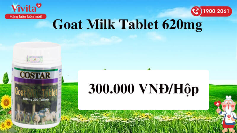goat milk tablet 620mg