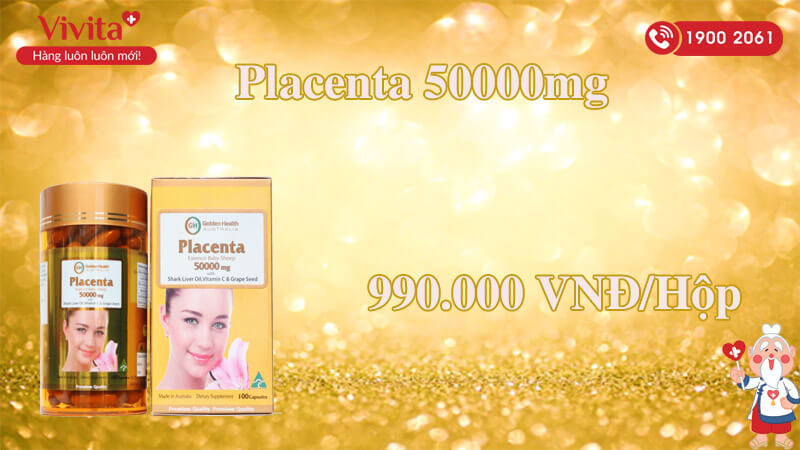 golden health placenta 50000mg giá bao nhiêu
