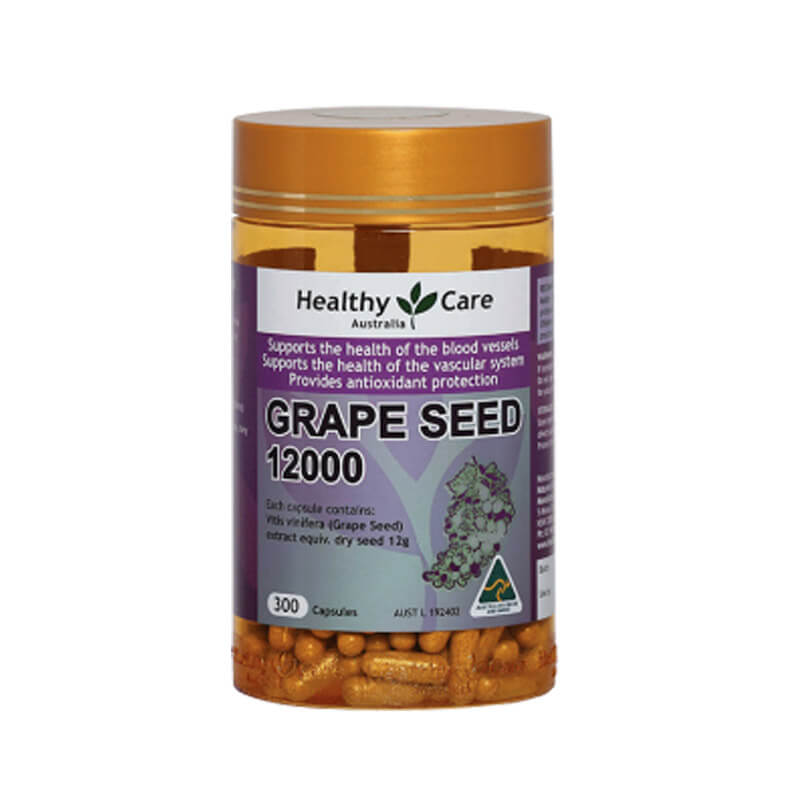 Viên Uống Grape Seed 12000 mg | Tăng Cường Miễn Dịch | Hộp 300 Viên