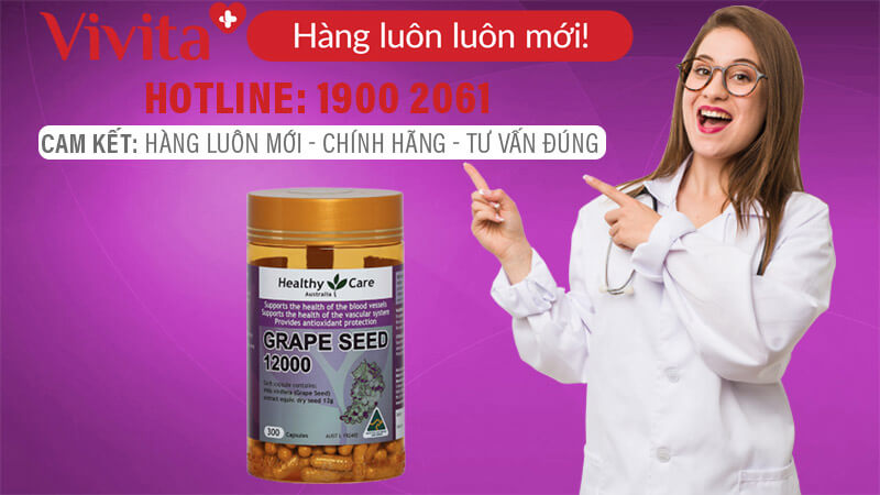 healthy care grape seed extract 12000mg mua ở đâu