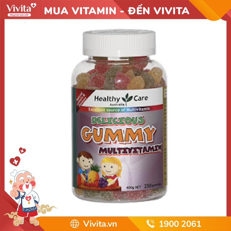 Kẹo Gummy Multivitamin | Bổ Sung Vitamin Cho Trẻ | Hộp 250 Viên