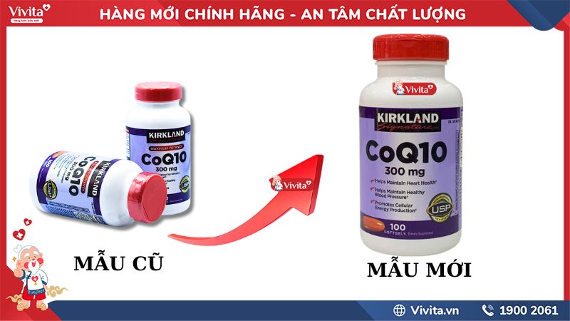 Viên Uống Kirkland CoQ10 300mg Của Mỹ Hỗ Trợ Tim Mạch