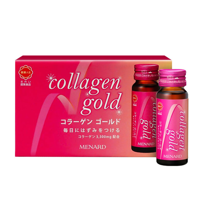 Nước Uống Collagen Gold | Hỗ Trợ Da Căng Mịn, Hồng Hào | Hộp 10 Chai