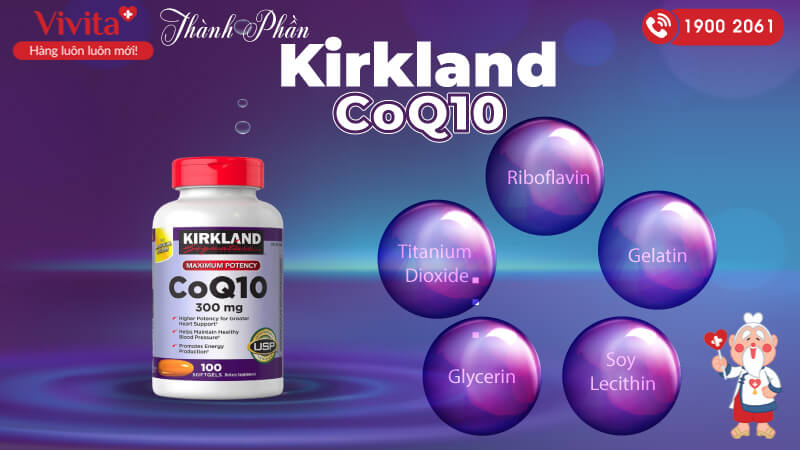 kirkland coq10 hỗ trợ tim mạch
