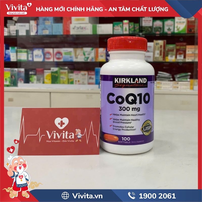 Viên Uống Kirkland CoQ10 300mg Của Mỹ Hỗ Trợ Tim Mạch