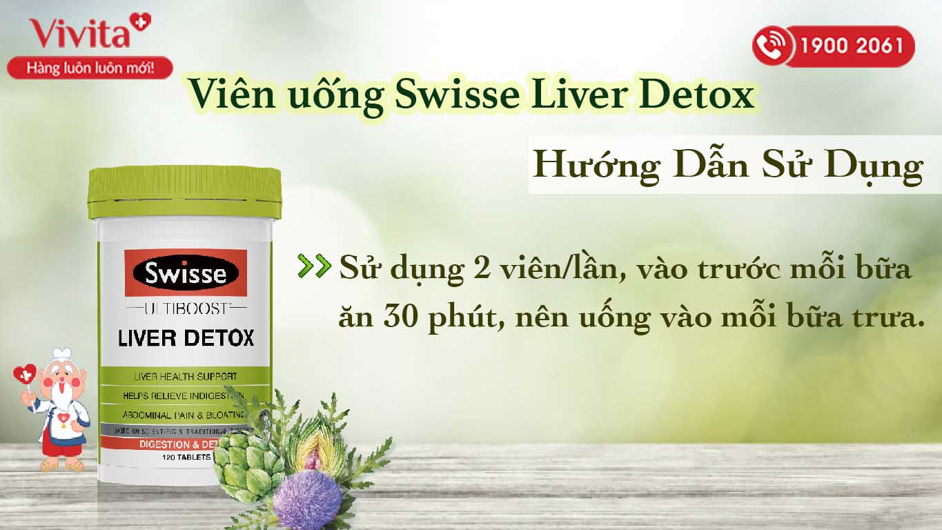 viên uống swisse liver detox 