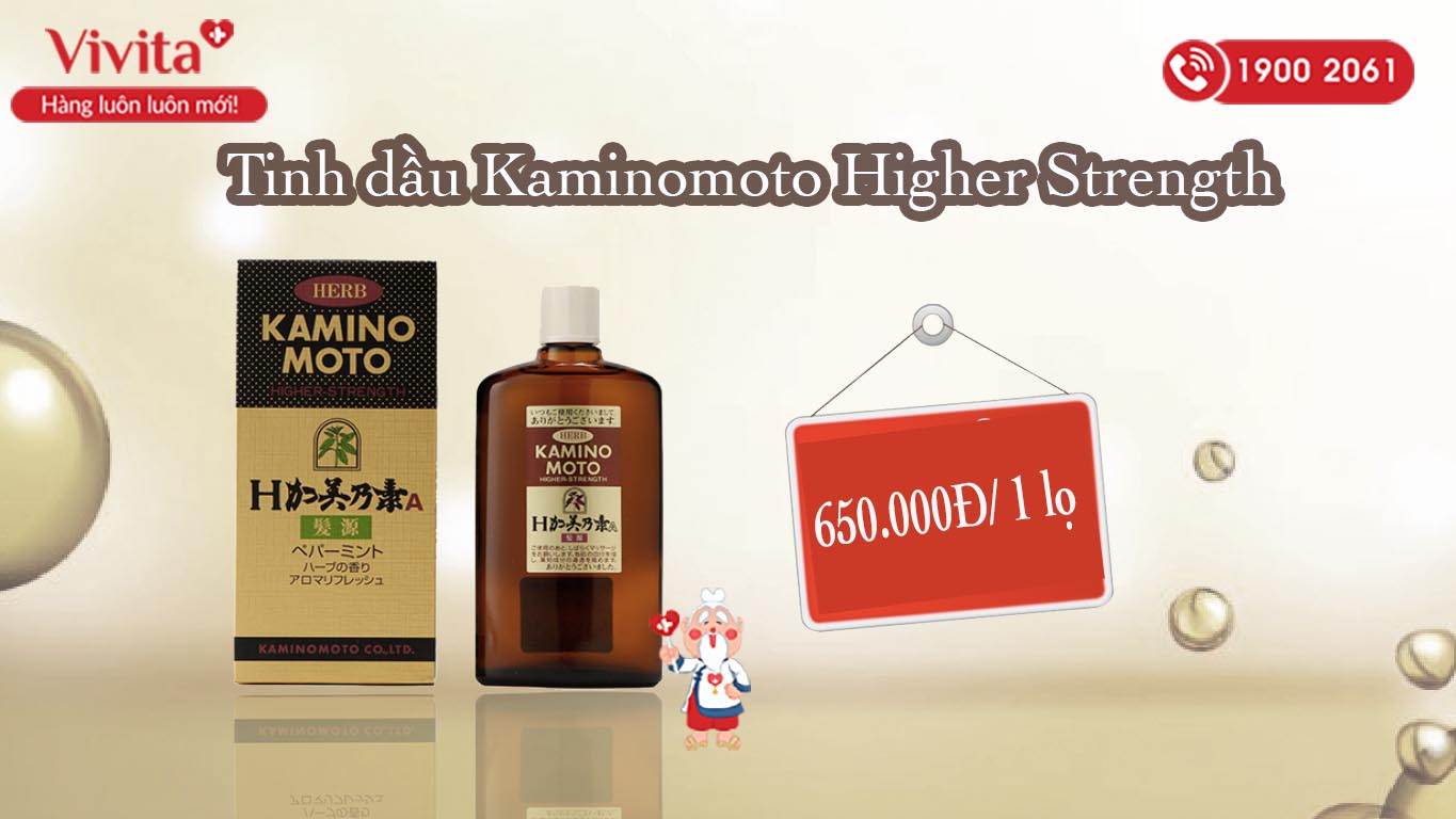 tinh dầu mọc tóc kaminomoto higher strength
