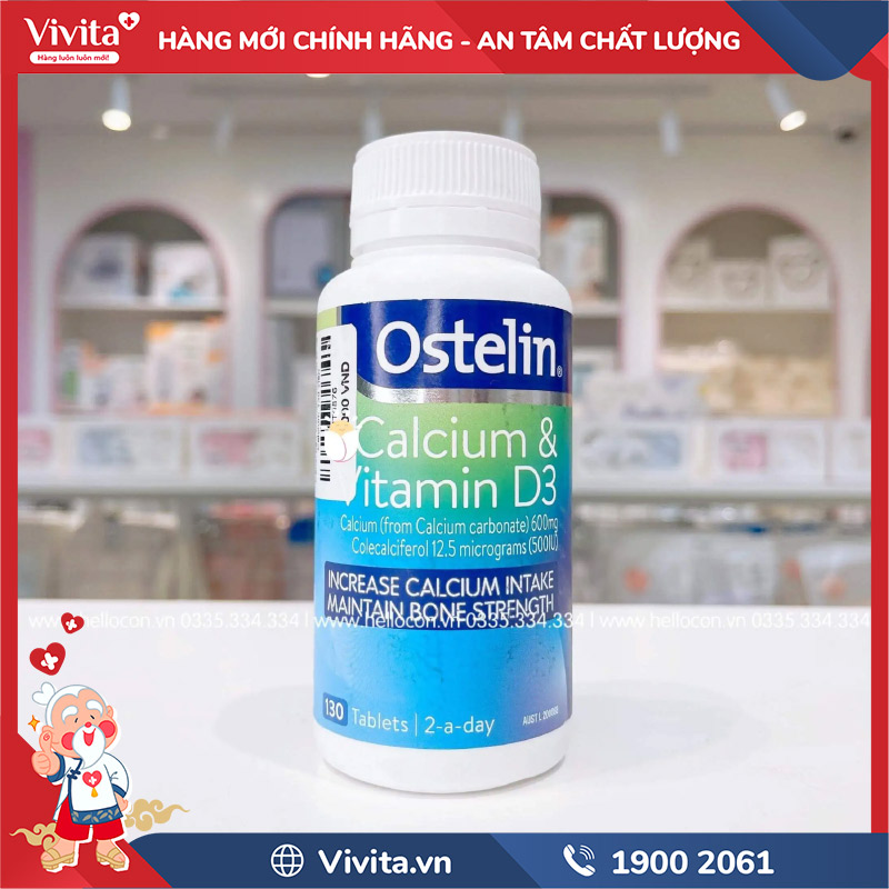 giới thiệu ostelin calcium & vitamin d3