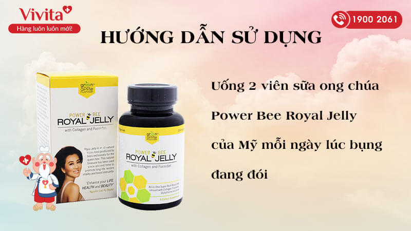 cách dùng power bee royal jelly