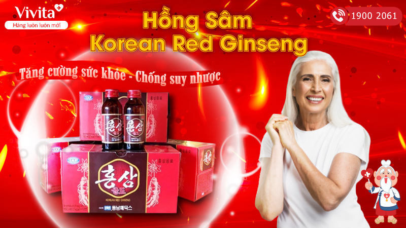 nước hồng sâm korean red ginseng