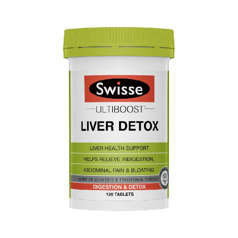 Viên Uống Swisse Liver Detox | Hỗ Trợ Giải Độc, Bổ Gan | Hộp 120 Viên