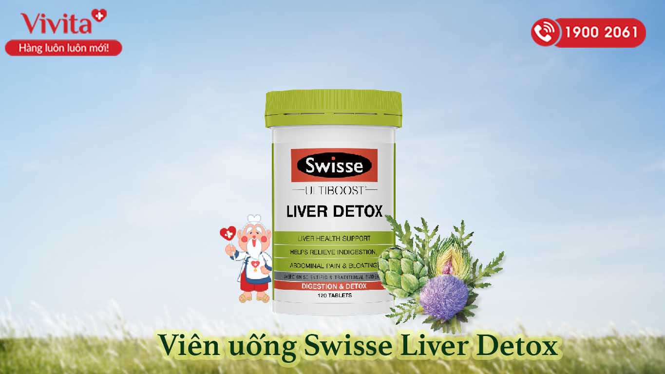 viên uống swisse liver detox 