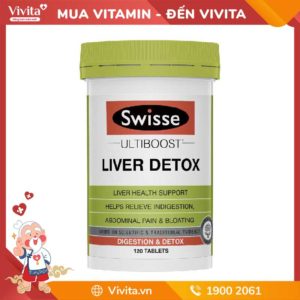 Swisse Liver Detox 120 viên của Úc - Viên uống giải độc, bổ gan cực kỳ hiệu quả