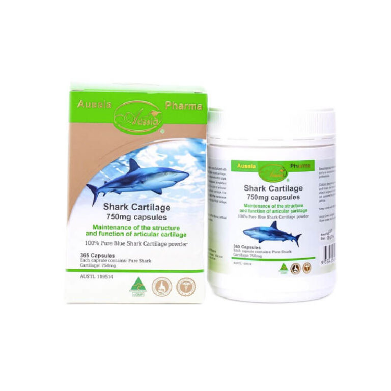 Shark Cartilage 750mg giảm đau khớp [MỚI NHẤT 2024] Hộp 365 viên