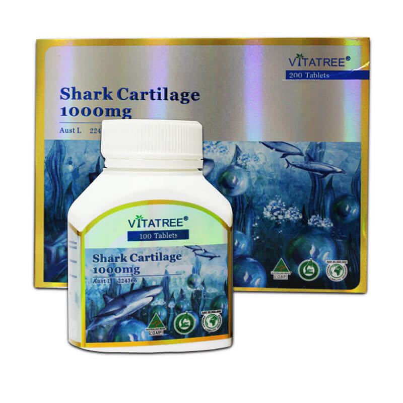 Viên Uống Shark Cartilage 1000mg | Bổ Xương Khớp, Tái Tạo Sụn Khớp | Hộp 200 Viên