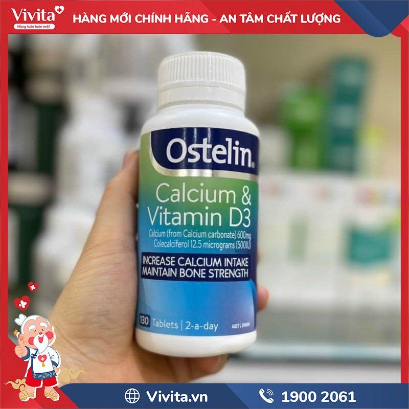 thành phần ostelin calcium & vitamin d3