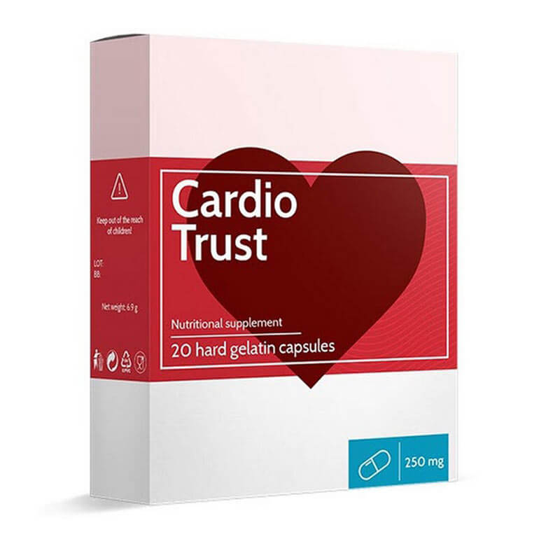 Viên Uống Cardio Trust | Hỗ Trợ Điều Hòa Huyết Áp, Bảo Vệ Tim Mạch | Hộp 20 Viên