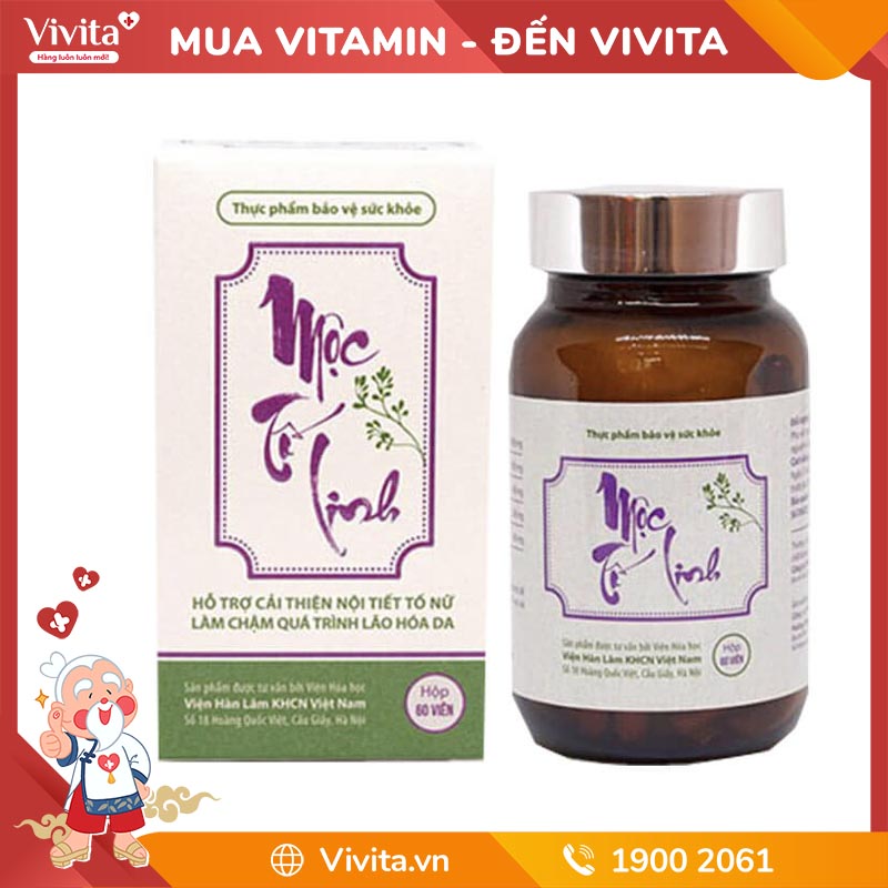 Viên Uống Mộc Tố Linh | Tăng Cường Nội Tiết Tố Nữ | Hộp 60 Viên