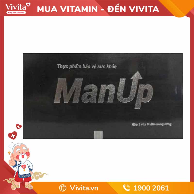 Viên Uống Man Up | Tăng Cường Sinh Lực Nam | Hộp 6 Viên