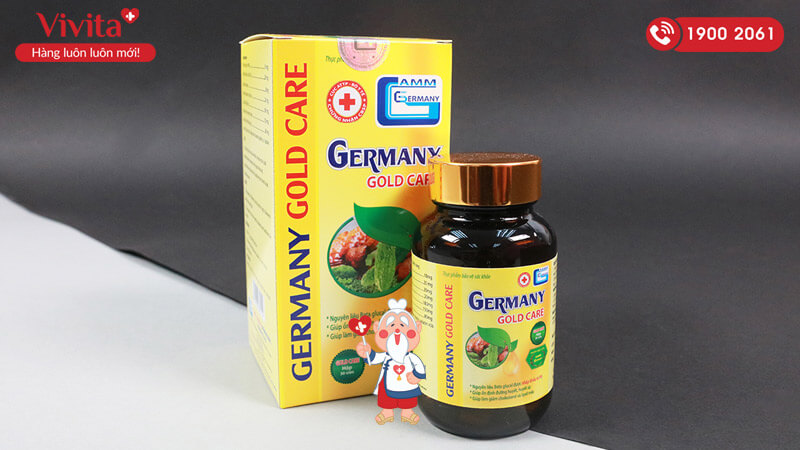 Viên Uống Germany Gold Care | Hỗ Trợ Hạ Đường Huyết | Hộp 30 Viên