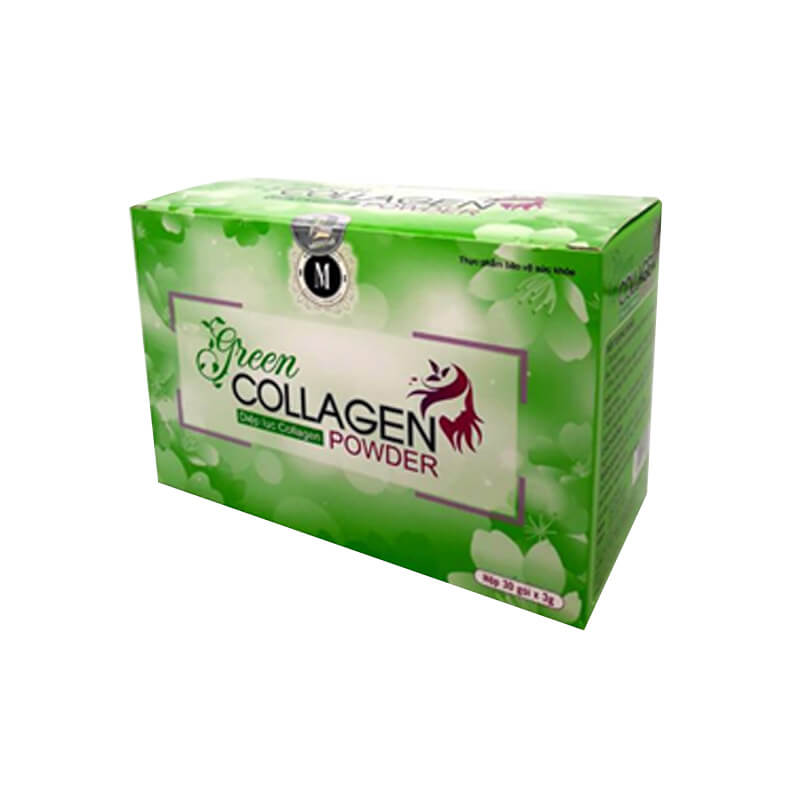 Green Collagen Powder Giúp Da Tươi Trẻ [MỚI NHẤT 2023] Hộp 30 gói