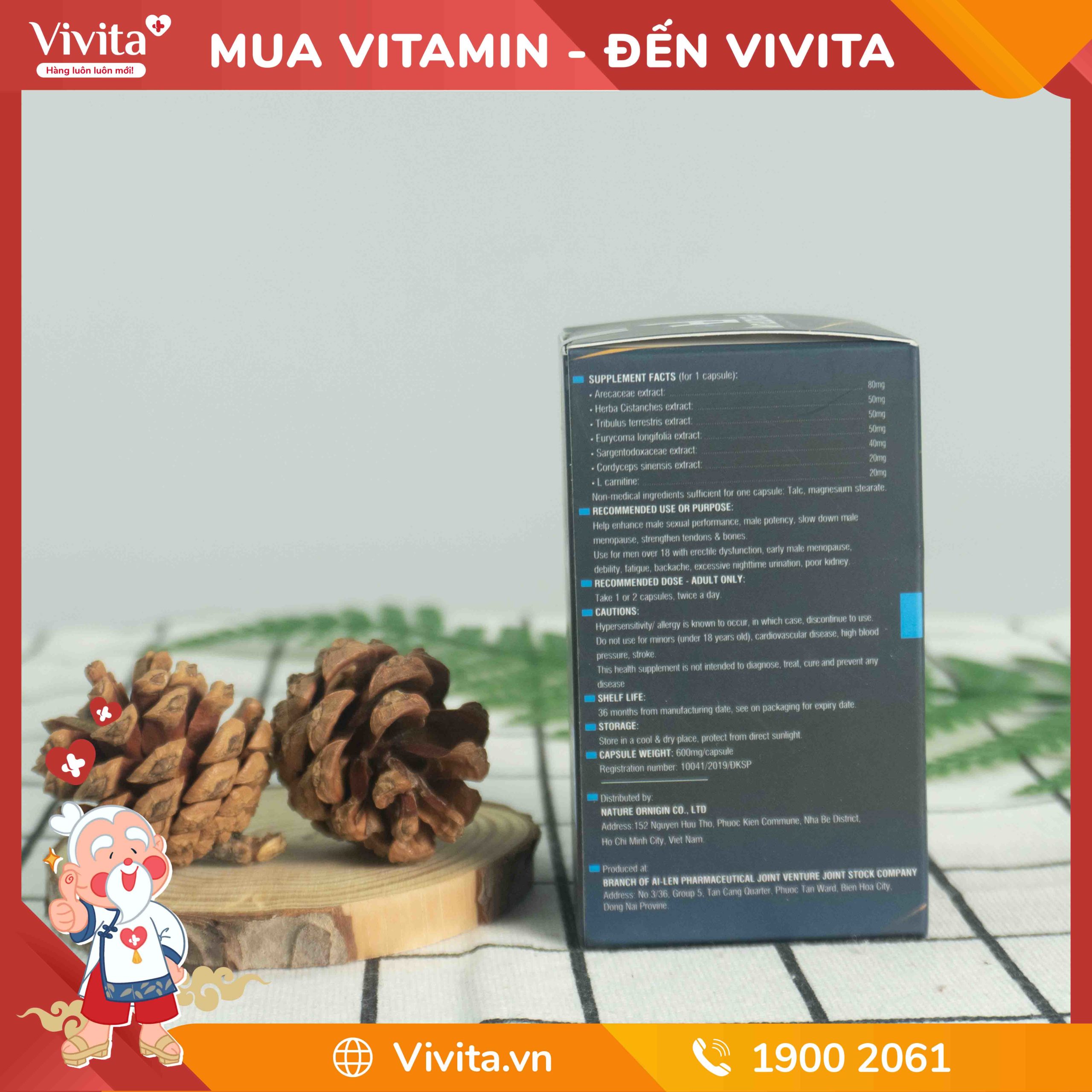 Viên Uống Penirum A+ Hỗ Trợ Trị Xuất Tinh Sớm | Hộp 30 Viên